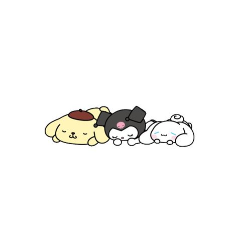 Kuromi And Pompompurin Matching Pfp, Hello Kitty Kuromi And Cinnamoroll, Cute Sanrio Pictures, Kuromi Cinnamoroll Wallpaper, Phone Themes Sanrio, Anime X Sanrio, Sanrio Together, Kuromi Png Icon, Kuromi And Cinnamoroll Wallpaper