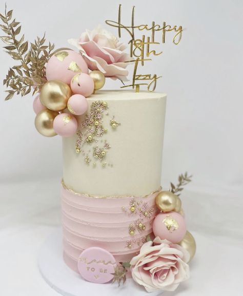 Tall Birthday Cakes For Women, Tall Cakes Birthday, Elegant 18th Birthday Cake, 18th Birthday Cake For Girls Elegant, Debut Cake 18th, Pastel Butterfly Cake, Tall Cake Designs, Female Birthday Cake, Debut Cake