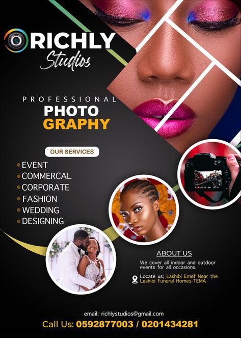 Poster Designs For Events, Photography Ads Design, Flyer Design Photography, Make Up Flyer Design Inspiration, Social Media Flyer Design Inspiration, Graphic Design Fun Poster, Photography Poster Design Creative, Flyers Design Layout, Fliers Design Flyers