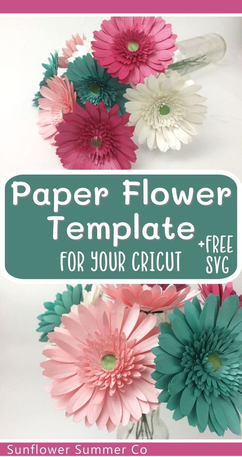 Paper Flowers Diy Wedding, Free Paper Flower Templates, Paper Flower Templates, 3d Templates, Paper Flowers Diy Easy, Flower 3d, Easy Paper Flowers, Paper Flowers Wedding, Large Paper Flowers