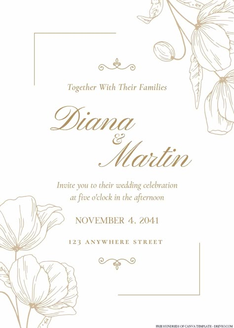 Classic Elegance Wedding Invitations Templates Check more at https://www.fridf.com/classic-elegance-wedding-invitations/ Butterfly Wedding Dress, Wedding Bingo, Engagement Invitation Cards, Floral Cards Design, Party Themes For Boys, Elegance Wedding, Wedding Invitation Card Template, Classic Wedding Invitations, Engagement Invitations