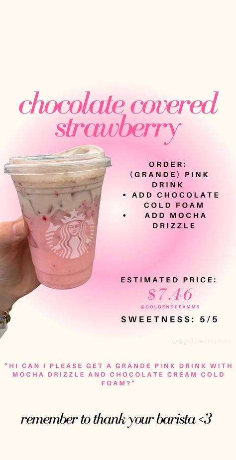 Starbucks Drinks To Try Pink Drink, Yummy Dunkin Drinks, Starbucks Drinks Sweet, Starbucks Custom Drinks, Starbucks Strawberry Drinks, Sweet Starbucks Drinks, Starbucks Copycat Recipes Drinks, Starbucks Drinks To Try, Starbies Drinks