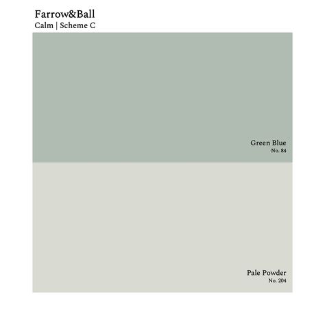 Powder Green Color, Pale Powder Paint Color, Farrow And Ball Green Blue Kitchen, Farrow And Ball Green Blue Living Room, Pale Blue Feature Wall, Farrow And Ball Pale Green, Light Green Farrow And Ball, Pale Powder Farrow And Ball Kitchen, Pale Green Living Room Color Scheme