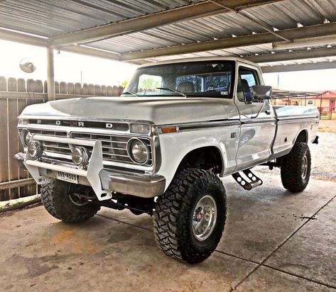 Best Pickup Truck, Country Trucks, Trucks Lifted Diesel, Ford Ranger Truck, White Truck, Custom Pickup Trucks, Old Ford Trucks, Classic Ford Trucks, Old Pickup