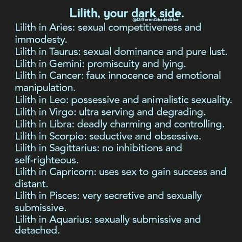 Lilith Sign Meaning, Astrology 101, Birth Charts, Astrology Meaning, Astrology Planets, Witch Spirituality, Birth Chart Astrology, Astrology And Horoscopes, Learn Astrology