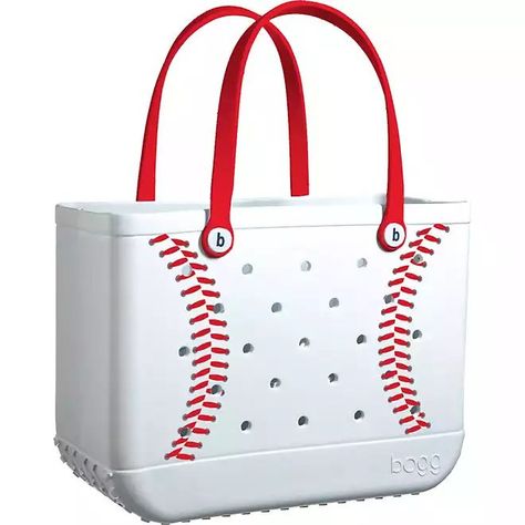 Bogg Bag Original Homerun Tote Bag | Academy Sports + Outdoors Baseball Tote Bag, Baseball Pattern, Raspberry Beret, Bogg Bag, Baseball Design, Baseball Game, Small Baby, Christmas Stuff, Large Tote Bag