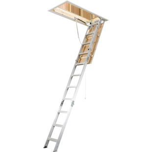 Aluminum Attic Stairs | Aluminum Attic Ladders Attic Organization, Garage Attic, Attic Office, Attic Lighting, Attic Doors, Finished Attic, Attic Ladder, Attic Closet, Attic Window