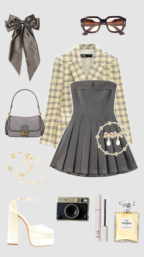 #outfit #aesthetic #aestheticoutfit #classyoutfit #elegant Rich Girl Aesthetic Outfit, Rich Girl Outfits, Elegant Summer Outfits, Casual Work Outfits Women, Winter Fashion Outfits Casual, Corporate Outfits, Outfit Collage, Asian Outfits, Outfit Aesthetic