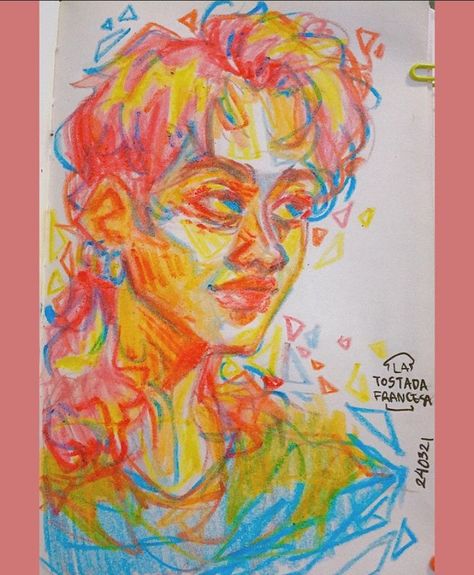 Crayon Drawing Ideas, Drawing Ideas Aesthetic, Art Crayon, Crayon Drawing, Crayon Drawings, Doodle Ideas, Crayon Art, Color Pencil Drawing, Ideas Aesthetic