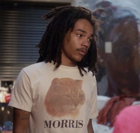 Luka Sabbat Grownish, Luca Hall, Luca Sabbat, Luka Sabbat, Grown Ish, Pookie Wookie, Locs Hairstyles, Cat T Shirt, Attractive People