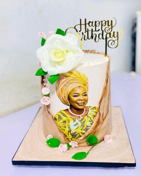 The 43 Most Creative Cake Designs by a Nigerian in 2022 | MÉLÒDÝ JACÒB Birthday Cake Ideas For Mum, 60 Birthday Cake For Women Mom, Mum Birthday Cake Ideas, Ladies 60th Birthday Cake Ideas, Woman Bday Cake, 60th Birthday Cake For Mom Simple, Best Mom Cake Design, 40th Birthday Cake For Women Simple, Fondant Birthday Cakes For Women