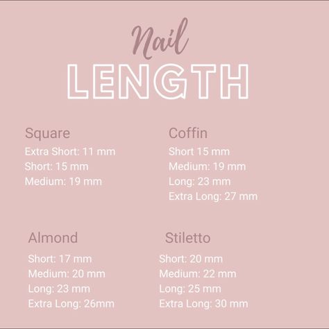 Nail Schedule Ideas, Nail Length Chart Price, Nail Length Chart, Nail Info, Nails Business, Salon Business Plan, Teaching Class, Business Nails, Nail Business