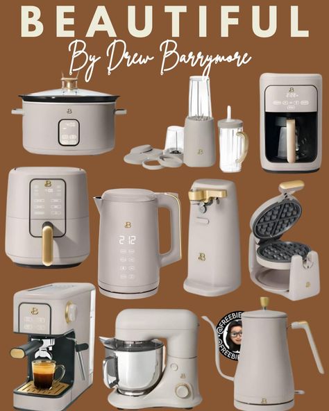 DOUBLE TAP IF YOU SEE THIS ❤️ #walmartpartner Discover the chic and modern kitchen appliances from Drew Barrymore’s Beautiful collection in stunning Porcini Taupe. From electric kettles to toasters, these stylish pieces are now available at unbeatable prices. Perfect for adding a touch of elegance to your kitchen decor. Explore more options and shop now: LINK IS IN BIO or go to https://www.walmart.com/search?q=drew+barrymore+taupe #AD Links are affiliated. Which means I may receive a small... Drew Barrymore Kitchen, Taupe Kitchen, Modern Kitchen Appliances, Electric Kettles, Toasters, Elegant Kitchens, Drew Barrymore, Kitchen Collection, Kitchen Tips