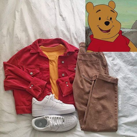 Pooh Outfits, Winnie The Pooh Outfit, Kostum Disney, Disney Character Outfits, Disney Bound Outfits Casual, Disney Trip Outfits, Princess Inspired Outfits, Disney Dress Up, Disney Themed Outfits