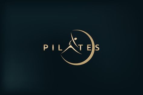 Pilates Logo Design, Pilates Space, El Olam, Dr Logo, Pilates Logo, Logo Design Women, Body Logo, Pilates Quotes, Dance Logo