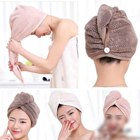 Product Description 1X Coral Velvet Hair Wrap Towel Quick Drying Bath Spa Head Cap Turban Dry Shower Features: *Soft Like Feather; super strong absorption water; *Quickly hair dry *Protect Your Hair From Hair Dryer (You should know that the damage of hair dryer to our hair is most serious when our hair is totally wet.)  *Use it to dry your hair, especially long hair, fast and easy without an electric blower. *This microfiber cap is super water-absorbent and dries your hair fast than normal towel Long Hair Fast, Hair Turban, Hair Dry, Magic Hair, Quick Dry Towel, Hair Towel, Velvet Hair, Shower Cap, Soft Corals