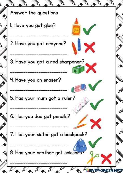 Where Questions Worksheet, Is Am Are Worksheets, Teach English To Kids, English Exercises, Jolly Phonics, Grammar Lessons, English As A Second Language (esl), Esl Teaching, English As A Second Language