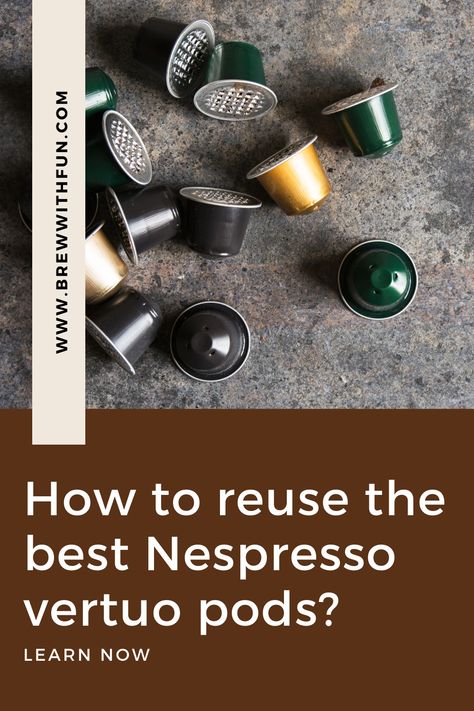 If you enjoy coffee or espresso, you probably already know does nespresso have reusable pods? & how convenient it is to own a single-serve machine like a Nespresso machine. The Nespresso Vertuo allows you to enjoy a fresh and delicious cup of espresso without having to wait in line at a coffee place. All these Nespresso pods can create a lot of waste and the cost of the pods can be quite a hit in your budget but we have an idea! Read more now. Brewing methods | drinks to try | coffee recipes Reusable Nespresso Pod, Nespresso Pod, Nespresso Coffee Maker, Cup Of Espresso, Nespresso Coffee Pods, Drinks To Try, Coffee Place, Nespresso Vertuo, Nespresso Pods