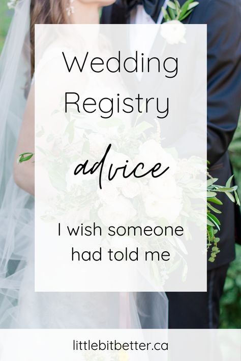 Looking for tips to build your wedding registry? Click to read helpful advice on building a wedding registry that is practical and realistic. Find out what's worth registering for and what's not. These wedding registry tips are sure to make the wedding registry process much simpler! Wedding Registry Sign, What To Ask For On Your Wedding Registry, Wedding Gift Registry Wording, Wedding Registry Cash Fund Ideas, Wedding Registry Ideas Alternative, Target Registry Wedding, Minimalist Wedding Registry, How To Make A Wedding Registry, Ideas For Wedding Registry