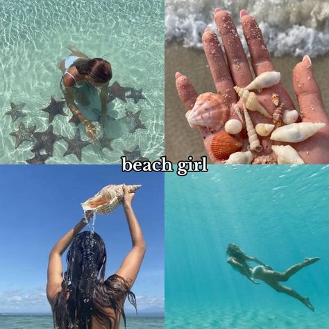 Beach aesthetic. tiktok: l2lly22 #beach #beachlife #beachvibes Blue Ocean Aesthetic, Beach Girl Aesthetic, Aesthetic Core, Beachy Aesthetic, Ocean Girl, Female Inspiration, Ocean Aesthetic, Lagoona Blue, Mermaid Aesthetic