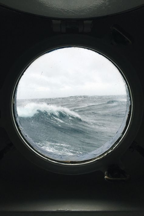 Round Window, In The Ocean, Ocean View, The Ocean, Water