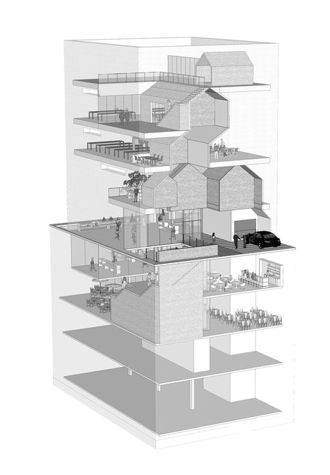 Store Architecture, Architectural Sketch, Perspective Drawing, Flagship Store, Retail Space, Architecture Model, Landscape Architecture, Luxury Branding, Architects