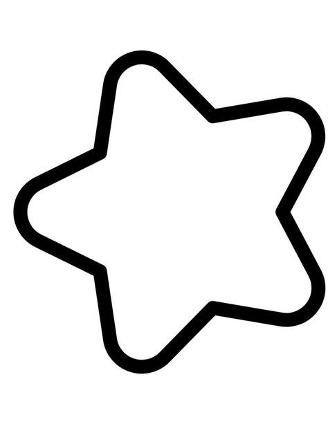 Star Template free printables! Use these star outlines and templates for Christmas crafts! There are 46 star patterns in rounded star shapes and 5 point star shapes. Print for free and use for crafts, bulletin boards, decor projects, Christmas crafts, and more! Rounded Star Template, Moon And Stars Template Free Printable, Star Shapes Template Free Printable, Large Star Template Printable Free, Printable Stars Free, Printable Star Templates, Star Cutouts Template, Star Craft Preschool, Star Printable Templates Free