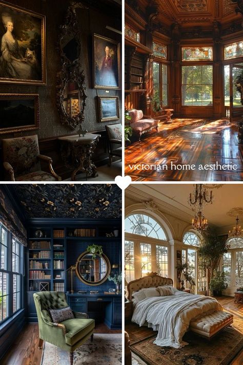 Victorian Home Aesthetic, Victorian Maximalism, Victorian Era Aesthetic, Modern Victorian Decor, Witchy Cottage, Ornate Mirrors, Valley House, Amazon List, Era Aesthetic