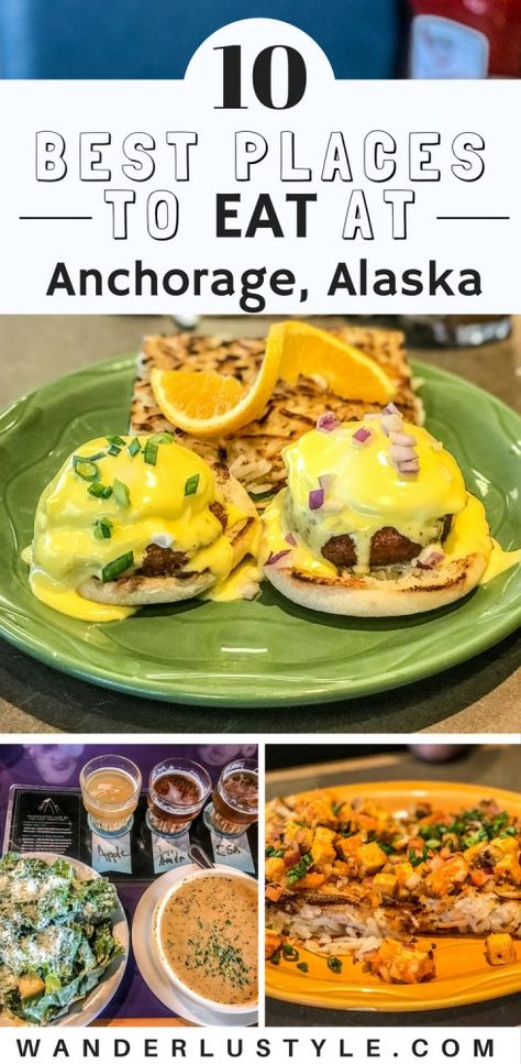 Heading to Anchorage, Alaska? Here's 10 Best Places to Eat at! - Alaska Travel Tips, Alaska Food Places | Wanderlustyle.com Downtown Anchorage Alaska, Alaska Food, Alaska Summer, Alaska Road Trip, North To Alaska, Travel Alaska, Alaska Adventures, Visit Alaska, Alaska Vacation