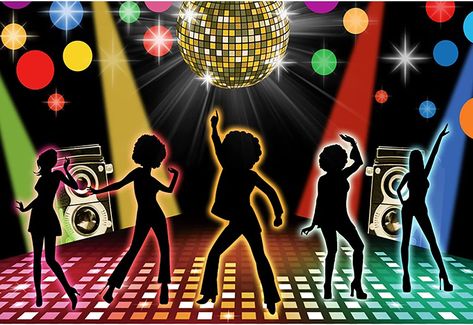 Disco Party Backdrop, Onda Disco, Birthday Disco, Disco Poster, 70s Party Theme, 70s Theme Party, 70s Theme, 70s Disco Party, Disco Birthday Party