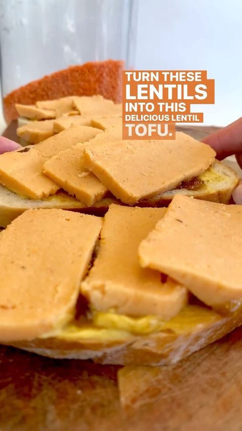 Green Lentil Tofu, Brown Lentil Tofu, Lentil Tofu, Cream Sauces, Vegan Plan, Vegan Food Recipes, Lentils Vegan, Vegan Ideas, Plant Based Cookbook