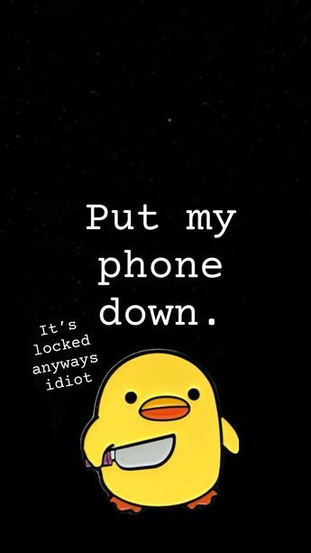 Sassy Iphone Wallpaper, Cute Sassy Wallpapers, Athstetic Phone Wallpaper, Put My Phone Down Wallpapers, Funny Wallpapers Ipad, Phone Down Wallpaper, Relatable Wallpapers, Get Off My Phone Wallpaper, Cute Duck Wallpaper