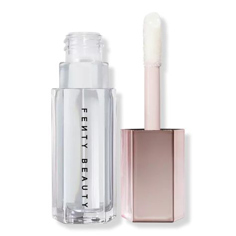 Gloss Bomb Universal Lip Luminizer - FENTY BEAUTY by Rihanna | Ulta Beauty Fenty Beauty Gloss Bomb, Lip Gloss Collection, Gloss À Lèvres, Gloss Labial, Clear Lip Gloss, Photographie Inspo, Luminizer, Makeup Items, Glass Slipper