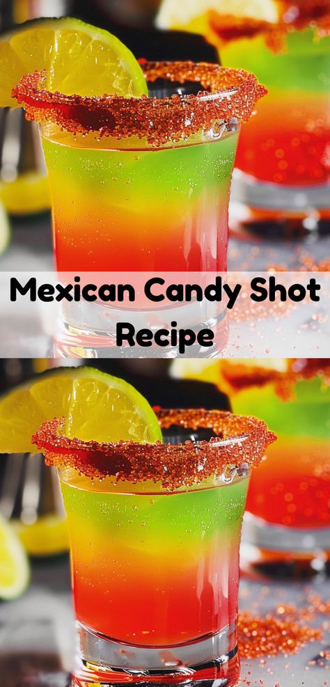 Try this Mexican Candy Shot recipe! A blend of spicy and sweet flavors for a party-perfect drink. Mexican Candy Shots, Easy Crowd Meals, Candy Shots, Spicy Drinks, Mexican Snacks, Mexican Drinks, Mexican Candy, Candy Drinks, 21st Party