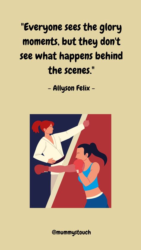 Quotes for women Behind The Scene Quotes, Allyson Felix Quotes, Behind The Scenes Captions, Behind The Scenes Quotes, Newsletter Design Templates, Allyson Felix, Quotes For Women, Instagram Quotes Captions, Newsletter Design