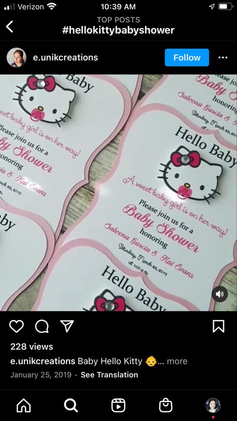 Hello Kitty Baby Shower Invitations, Hello Kitty Nursery Ideas Baby, Hello Kitty Gender Reveal, Sanrio Baby Shower Theme, Hello Kitty Baby Shower Ideas, Hello Kitty Baby Clothes, Hello Kitty Nursery, Hello Kitty Baby Shower, Hello Kitty Theme Party