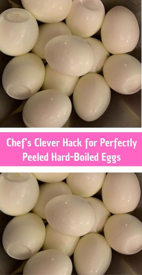 Struggling with peeling hard-boiled eggs? You’re not alone in this common kitchen dilemma. Hard-boiled eggs are a popular, nutritious snack, but their tight, sticking shells often turn peeling into a messy task. But don’t despair! Jacques Pépin, a renowned French chef, cookbook author, and TV personality, has a clever solution to simplify your egg-peeling process. Hard Boiled Eggs Easy Peel, Peeling Boiled Eggs, Easy Hard Boiled Eggs, Egg Hacks, Peeling Hard Boiled Eggs, Jacque Pepin, Tv Personality, Nutritious Snacks, Clever Hacks