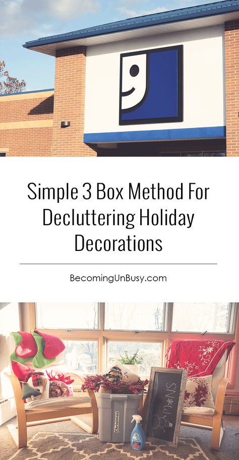 Simple Three Box Method for Decluttering Holiday Decorations #organize #declutter #Christmas *Love this post! via @zina Organizing Time, Organize Declutter, Household Tips, I Need To Know, Christmas Love, Household Hacks, Do Something, Thanksgiving Christmas, Holiday Decorations