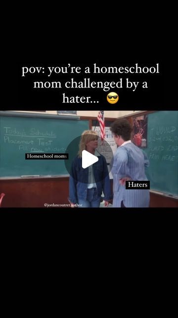 Jordan on Instagram: "This one’s for the homeschool moms who are putting the “home” in home field advantage!! 👊🫶 #homeschool #momlife #sahm #momswhowrite #homeschooling #homeschoolingmemes #overboard" Home Field Advantage, Mom Challenge, Homeschool Mom, Mom Life, Jordan, Memes, On Instagram, Instagram