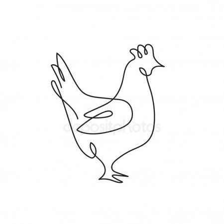 Hen Tattoo, Widder Tattoo, Chicken Tattoo, Rooster Tattoo, Chicken Drawing, Chicken Illustration, Pola Tato, Art Fil, Minimal Drawings