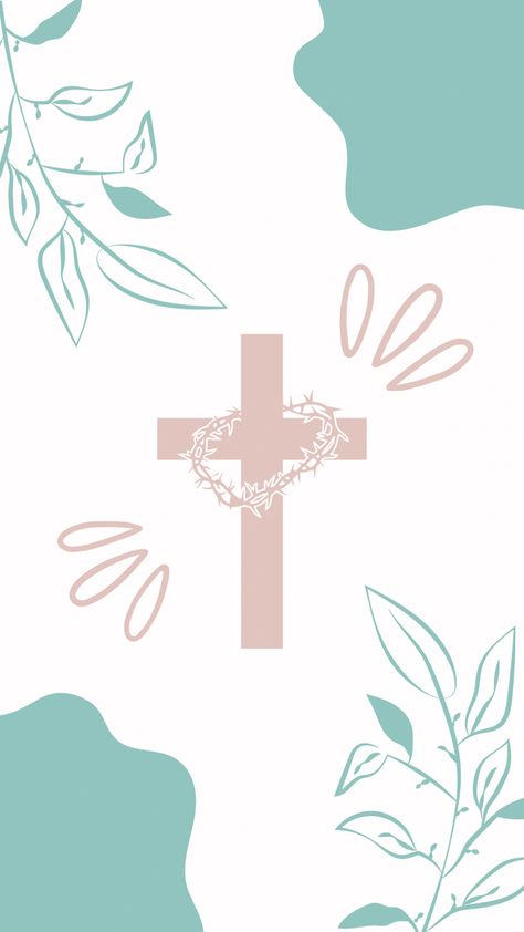 Easter Backgrounds Aesthetic Christian, Cute Faith Wallpapers, Boho Faith Wallpaper, Cute Flower Wallpapers Aesthetic Pastel, Simple God Wallpapers, Spring Jesus Wallpaper, Soft Christian Wallpaper, Christian Easter Wallpaper Iphone, He Is Risen Wallpaper Aesthetic