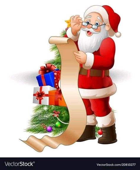 Christmas Fashion Photography, Santa Claus Drawing, House Drawing For Kids, Santa Reading, Disney Cake Toppers, Santa Claus Clipart, How To Draw Santa, Santa Claus Images, Gift Vector