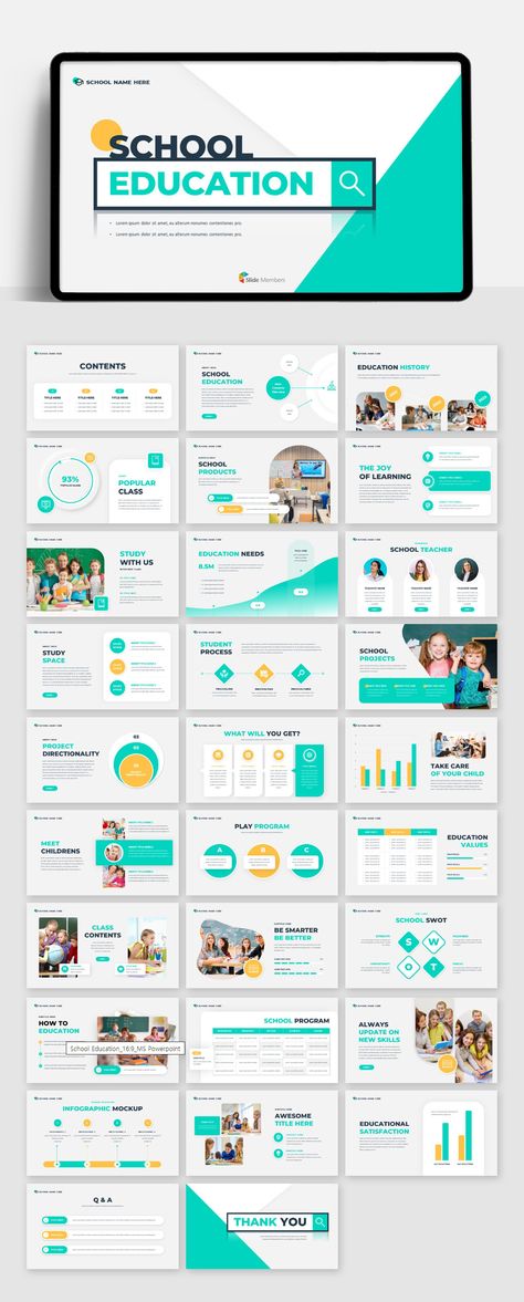 Education Theme related PPT Templates. Get your own editable pre-designed slides. #SlideMembers #Education #School #Kindergarten #Study #Student #Class #Teacher #Learn #Learning #Book #Childhood #Communication #Infographics #Diagram #Multipurpose #Proposal #Profile #Background #Layout #Report #Cover #PPT #Portfolio #TemplateDesign #FreePowerpoint #FreePresentation #PowerpointTemplate #Presentation #Templates #FreeTemplate #Slides #GoogleSlides #PowerPoint #freePPT #PPTdownload #Keynote Education Ppt Templates, Educational Book Layout Design, School Ppt Template, E Portfolio Design Templates Student, 2023 Presentation Design, Powerpoint Title Slide Design, Power Point Templates Free Presentation Powerpoint Slide Designs, Powerpoint Cover Design, Ppt Cover Design