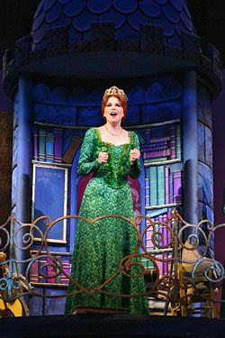 Sutton Foster in Shrek--I'm repinning this because of my detest for this show, and I am sad sutton put her name on this...): Fiona Shrek The Musical, Shrek Mood, Actor Vision Board, Shrek And Fiona Costume, Fiona And Shrek, Old Fashioned School, Shrek Wedding, Fiona Costume, Shrek And Fiona