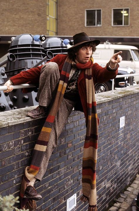 Tom Baker and his scarf !