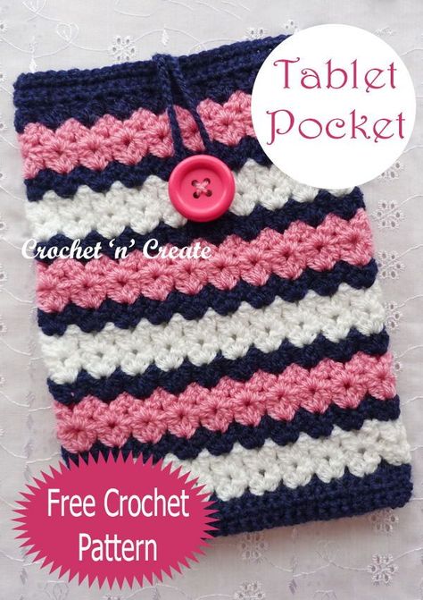 Crochet Tablet Sleeve Free Pattern, Tablet Cover Crochet, Crochet Tablet Cover Free Pattern, Crochet Tablet Case, Phone Pouch Crochet, Crochet Ipad Cover, Crochet Case Pattern, Crochet Tablet Cover, Pouch Crochet