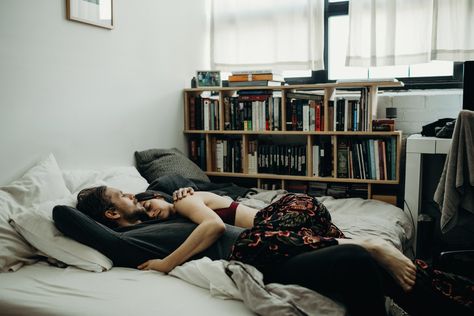 NYC Loft Shoot Nyc Loft, Sleeping Man, Couple Sleeping, Portland Wedding Photographer, Editorial Wedding, When You Sleep, Cold Remedies, The Perfect Guy, Trik Fotografi