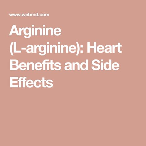 Arginine (L-arginine): Heart Benefits and Side Effects Arginine Benefits, Healthy Heart Tips, What Is Health, Anti Aging Supplements, Improve Heart Health, L Arginine, Healthy Heart, Healthy Blood Pressure, Nitric Oxide