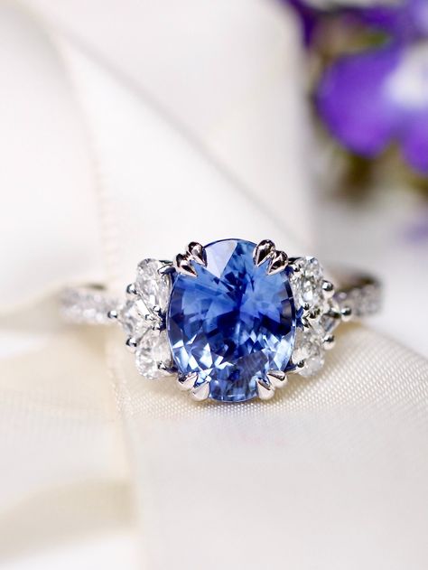 Which design would you choose? One beautiful blue Ceylon sapphire three different ways. Swipe through to see the final stunning ring. Custom blue Ceylon and diamond celebration right hand ring. #sapphirering #bluesapphire #righthandring #engagedtothedetails #vintagewedding #artdecoring #engagementringideas #sapphireengagementring #vintagering #bespokejewellery #sydneyjeweller #sydneydesigner #statementring #ringspiration #nicolewinklerjewellery Diamond Right Hand Ring, Channel Set Diamond Band, Ceylon Sapphire Ring, Diamond Dress Ring, Light Blue Sapphire, Right Hand Ring, Ceylon Sapphire, Chevron Ring, Right Hand Rings