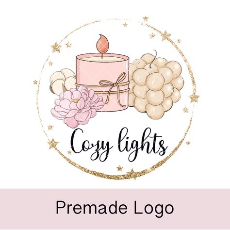 Best candle premade logo is perfect for any candle business.This beautiful premade logo design will be adjusted with your business name in quick turn around time.Premade logo as a super fast and inexpensive way to brand your business.The logo can be used on business cards, websites, blog headers, Facebook covers, or any social media branding. This product is for digital files only. No physical product will be shipped to you. WHAT’S INCLUDED – One premade logo design 1 x JPG file with white backg Candle Shop Logo, Candle Business Logo, Wax Logo, Candle Logo Design, Creation Bougie, Lilin Aroma, Handmade Candles Diy, Best Candle, Candle Logo